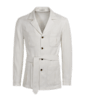 SUITSUPPLY  Off-White Belted Safari Jacket