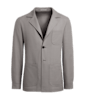 SUITSUPPLY  Grey Greenwich Shirt-Jacket