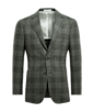 SUITSUPPLY  Green Checked Tailored Fit Havana Blazer
