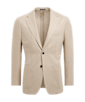 SUITSUPPLY  Light Brown Tailored Fit Lazio Blazer