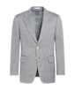 SUITSUPPLY  Navy Herringbone Tailored Fit Milano Blazer