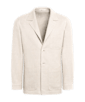 SUITSUPPLY  Light Taupe Relaxed Fit Shirt-Jacket