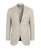 SUITSUPPLY  Sand Checked Relaxed Fit Roma Blazer