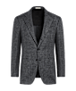 SUITSUPPLY  Dark Grey Checked Tailored Fit Havana Blazer