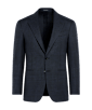 SUITSUPPLY  Navy Checked Tailored Fit Havana Blazer