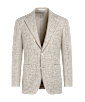 SUITSUPPLY  Sand Checked Relaxed Fit Roma Blazer