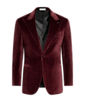 SUITSUPPLY  Burgundy Tailored Fit Havana Dinner Jacket