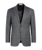 SUITSUPPLY  Dark Grey Bird's Eye Tailored Fit Havana Suit Jacket