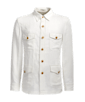 SUITSUPPLY  米白色衬衫式夹克