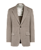 SUITSUPPLY  Mid Taupe Relaxed Fit Roma Suit Jacket
