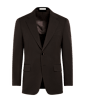 SUITSUPPLY  Dark Brown Tailored Fit Milano Suit Jacket