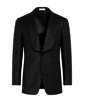 SUITSUPPLY  Black Striped Tailored Fit Milano Dinner Jacket