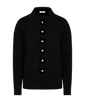 SUITSUPPLY  Black Long Sleeve Polo Cardigan