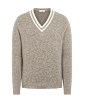 SUITSUPPLY  Mid Brown V-Neck