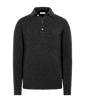 SUITSUPPLY  Dark Grey Long Sleeve Polo