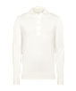 SUITSUPPLY  Off-White Merino Long Sleeve Polo