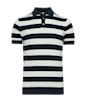 SUITSUPPLY  Polo-Shirt navy gestreift