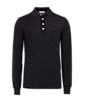 SUITSUPPLY  Navy Long Sleeve Polo