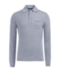 SUITSUPPLY  Blue Long Sleeve Polo Shirt 