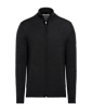 SUITSUPPLY  Cardigan grigio scuro Merino con zip
