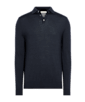 SUITSUPPLY  Navy Long Sleeve Polo Shirt 