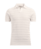 SUITSUPPLY  Koszulka polo bez guzików złamana biel