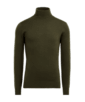 SUITSUPPLY  绿色高领毛衣