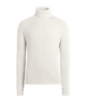 SUITSUPPLY  Off-White Ribbed Turtleneck