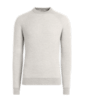 SUITSUPPLY  Light Brown Ribbed Crewneck
