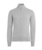 SUITSUPPLY  Cardigan zippé gris clair