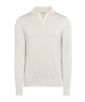 SUITSUPPLY  Off-White Long Sleeve Polo Shirt 