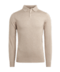 SUITSUPPLY  Light Brown Long Sleeve Polo