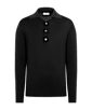 SUITSUPPLY  블랙 긴팔 폴로