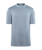 SUITSUPPLY  Light Blue Short Sleeve Crewneck