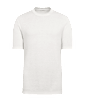 SUITSUPPLY  Off-White Jacquard Short Sleeve Crewneck