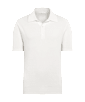 SUITSUPPLY  Polo a coste color panna