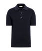 SUITSUPPLY  Navy Ribbed Polo