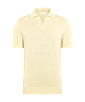 SUITSUPPLY  옐로우 버튼리스 폴로