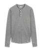 SUITSUPPLY  Light Grey Henley T-Shirt