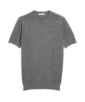 SUITSUPPLY  Grå stickad t-shirt