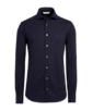 SUITSUPPLY  Custom Made 藏青色平纹衬衫