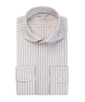 SUITSUPPLY  Light Brown Stripe Shirt