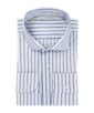 SUITSUPPLY  Blue Striped Extra Slim Fit Shirt
