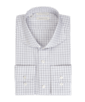 SUITSUPPLY  Grey Checked Slim Fit Shirt