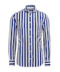 SUITSUPPLY  Navy Striped Slim Fit Shirt