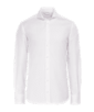 SUITSUPPLY  Dobby vit skjorta med smal passform