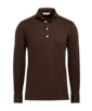 SUITSUPPLY  棕色特别修身剪裁套头衬衫