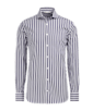SUITSUPPLY  Camicia navy a righe vestibilità extra slim