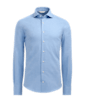 SUITSUPPLY  Camisa de sarga corte Slim azul claro