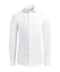 SUITSUPPLY  Camicia Oxford bianca lavata vestibilità extra slim